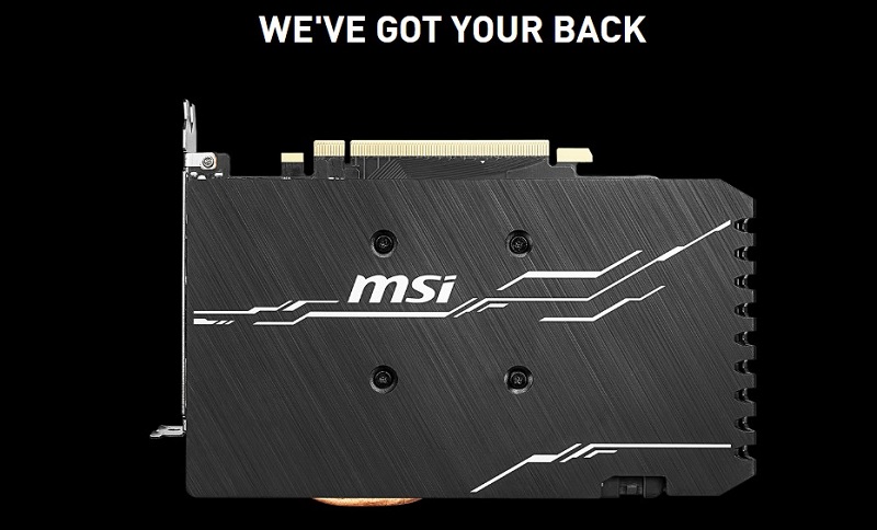 Card màn hình MSI RTX 2060 VENTUS XS OCV1 (6GB GDDR6, 192-bit, DVI+HDMI+DP, 1x8-pin)