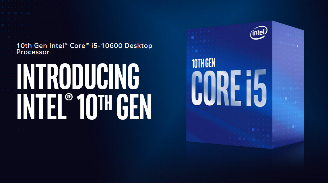 CPU Intel Core i5-10600 (3.3GHz turbo up to 4.8GHz, 6 nhân 12 luồng, 12MB Cache, 65W) - Socket Intel