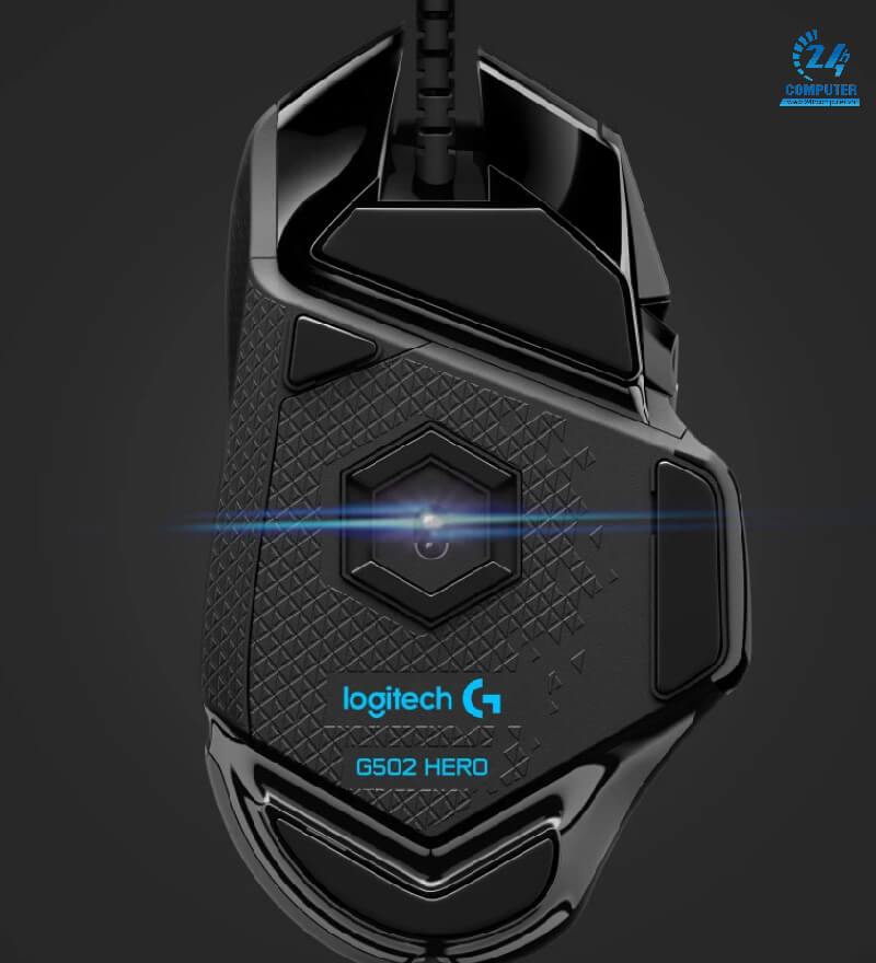 Logitech G502 Hero trang bị cảm biến siêu nhạy