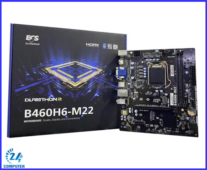 Bộ Main ECS B460H6-M22 chính hãng, hàng New