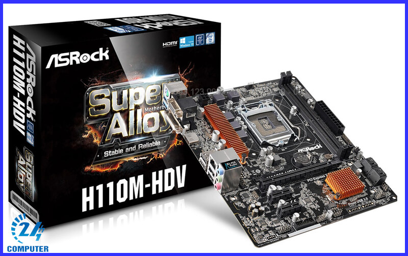 Main asrock H110M-HDV chính hãng