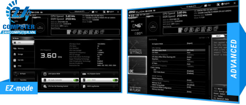 Main MSI B365M Pro VH có BIO chuẩn chỉnh