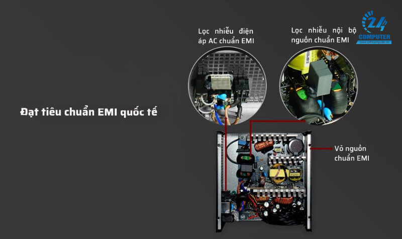 JETEK SWAT 750- 750W đạt tiêu chuẩn EMI quốc tế