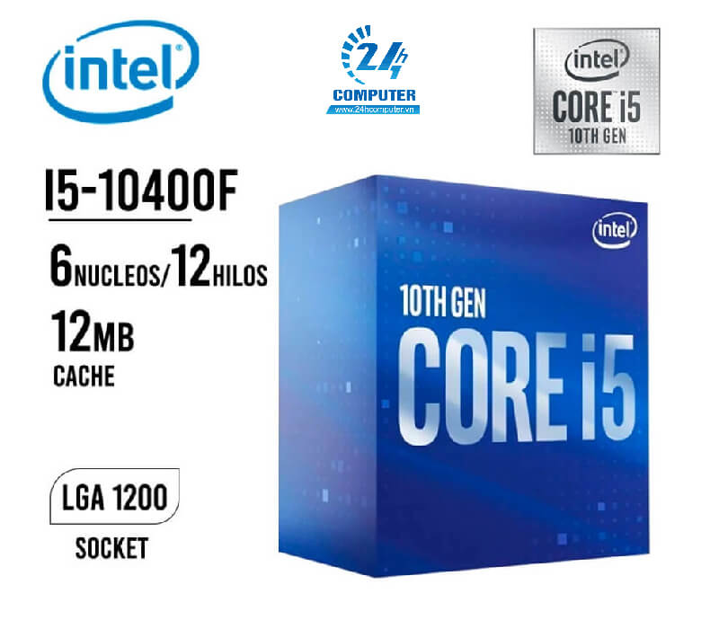 Intel Core i5 - 10400F cho hiệu suất mượt như nhung