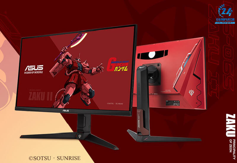 Asus Tuf Gaming Zaku II chất lượng hiển thị hình ảnh vượt bậc