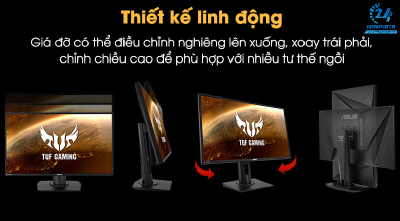 Thiết kế dành riêng cho game thủ đến từ Asus Tuf Gaming