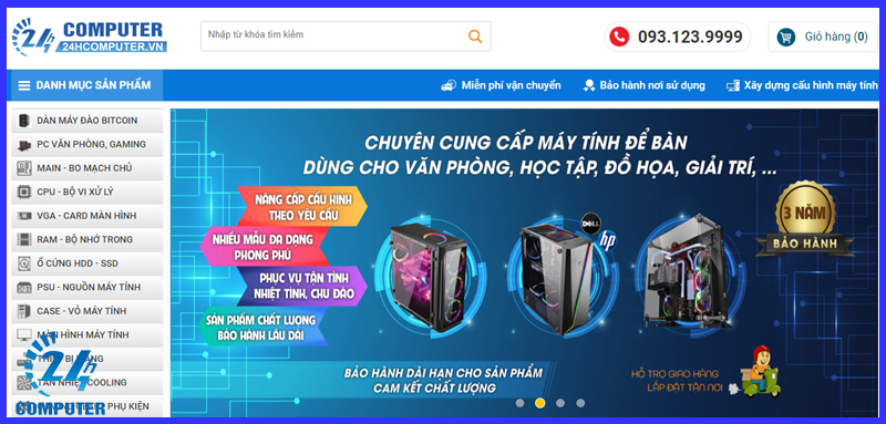 Máy tính 24H Computer chuyên cung cấp máy PC giá rẻ