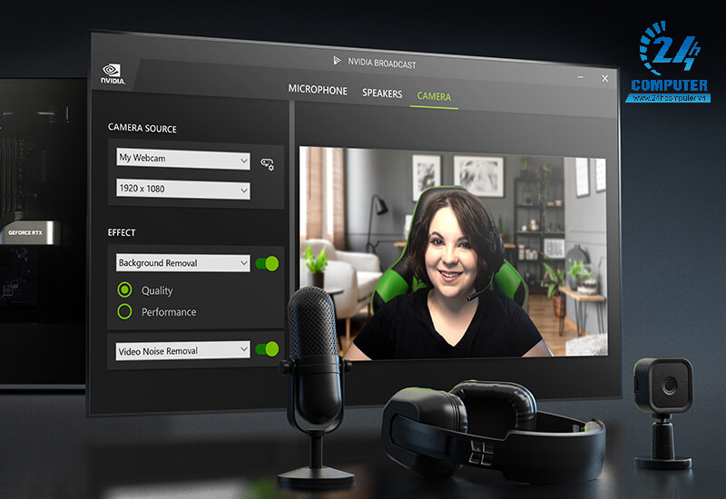 NVIDIA Broadcast - Công cụ hàng đầu cho khả năng sáng tạo từ RTX 4090
