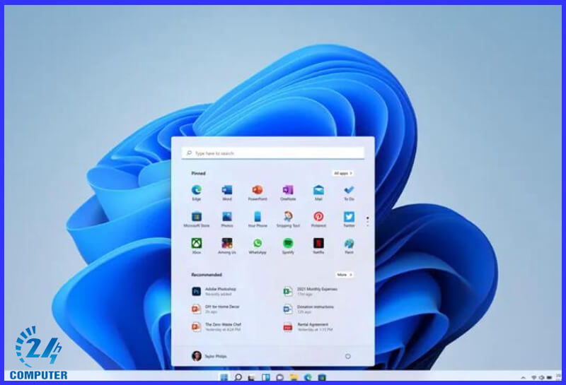 Giao diện của Windows 11