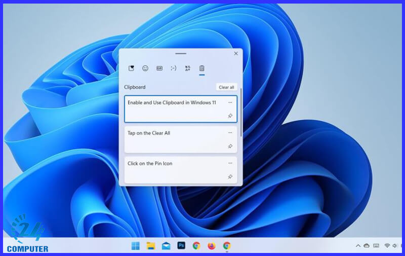 Clipboard của Windows 11