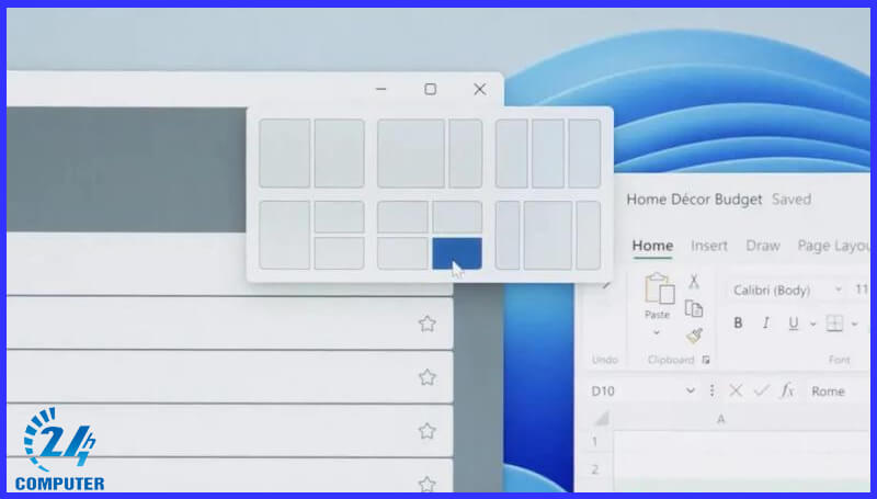 Snap Layouts của Windows 11