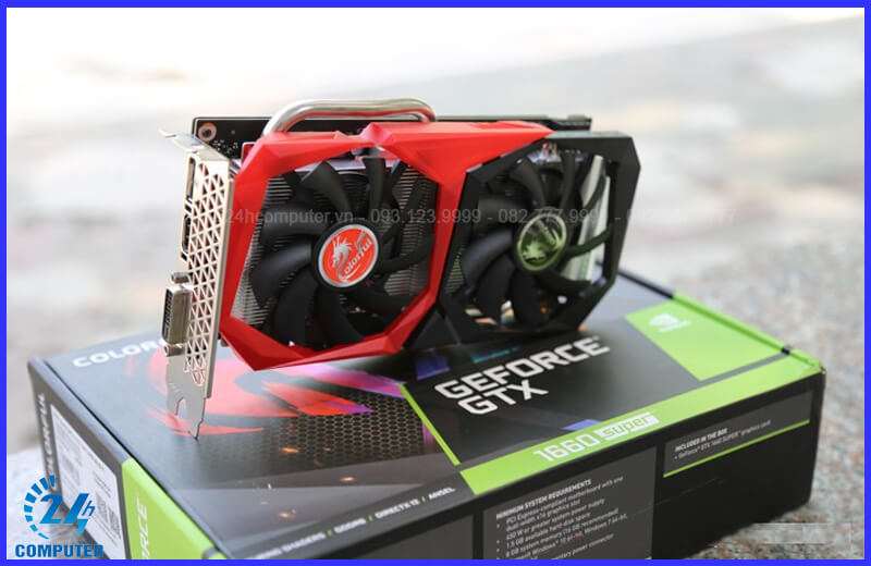 Card đồ hoạ VGA Colorful GeForce GTX 1660 SUPER NB 6G-V với thiết kế đẳng cấp