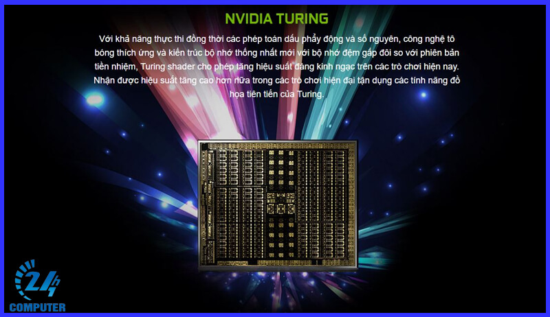 Với độ đổ bóng NVIDIA TURING