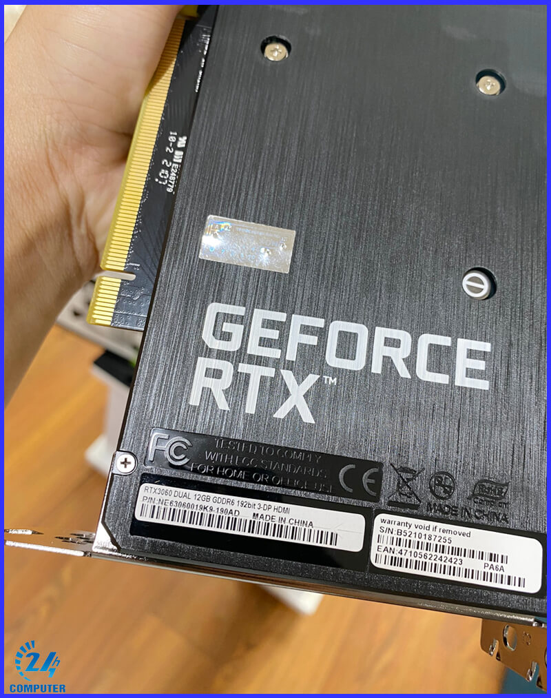 Palit RTX 3060 Dual 12gb GDDR6 hàng chính hãng