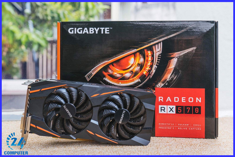 Thiết kế đẳng cấp của VGA Gigabyte Radeon RX570 8G