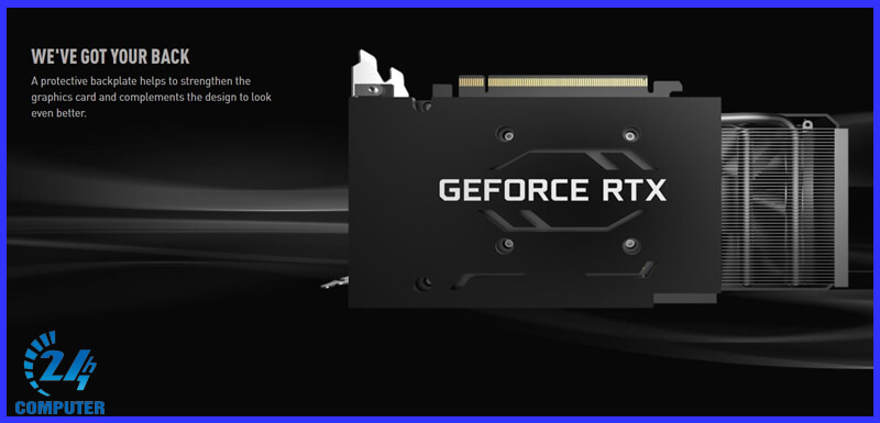 Card màn hình MSI RTX 3060 Ti TWIN FAN OC-8GB