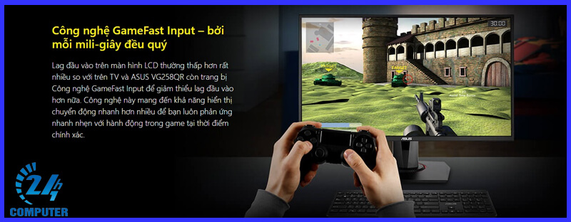 Công nghệ đầu vào GameFast - bởi vì mỗi mili giây đều có giá trị