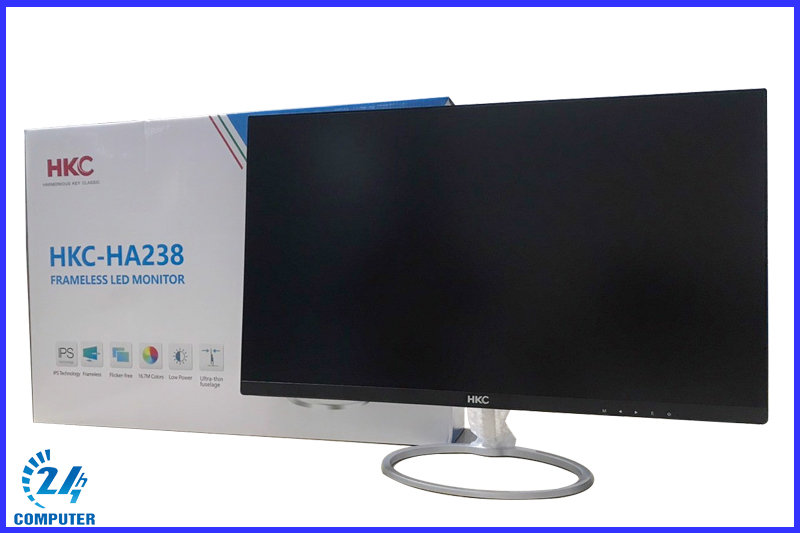 Màn hình HKC HA238 23.8 inch/FHD/LED/IPS/250cd/m²/60Hz/5ms