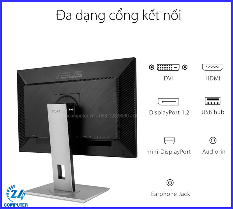 ASUS ProArt Palette đa dạng cổng kết nổi