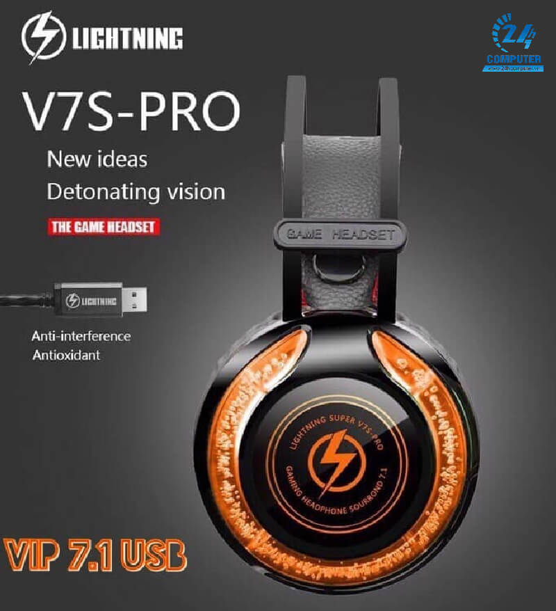 Tai nghe Lightning V7S Pro sở hữu thiết kế đầy mới lạ 