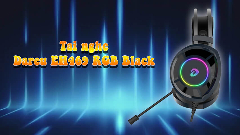 Tai nghe Dareu EH469 RGB Black cao cấp