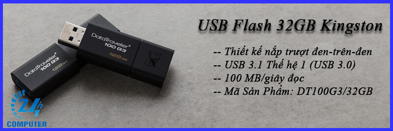 USB Flash 32GB Kingston - DT100G3