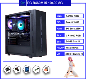 Bộ PC B460 | I5 10400 | RAM 8G