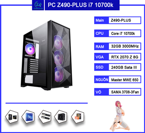 Bộ PC i7 10700k | 32GB RAM | VGA RTX 2070 Gaming Z 8G