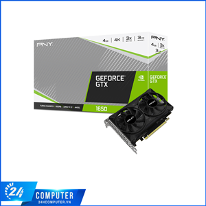 Card màn hình PNY GTX 1650 4GB Dual Fan GDDR6