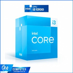 CPU Intel Core i3 13100 (3.42GHz Turbo Upto 4.5GHz, 4 Nhân 8 Luồng, Cache 12MB )