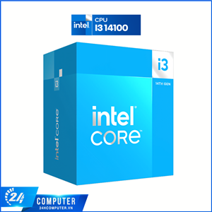 CPU Intel Core I3 14100 (Up To 4.70GHz, 4 Nhân 8 Luồng, 12MB Cache, LGA 1700)