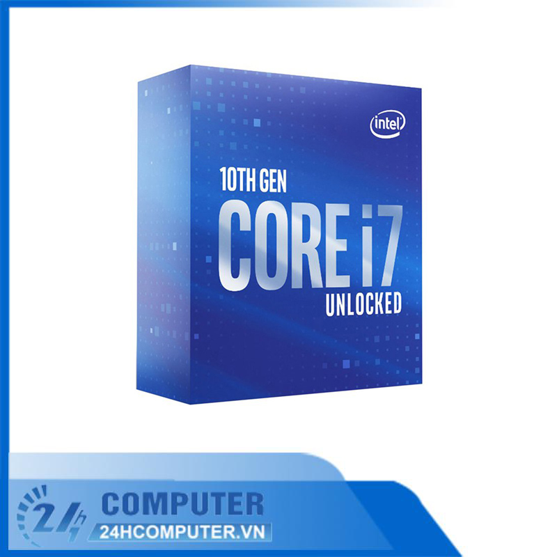 CPU Intel Core i7-10700K (3.8GHz turbo up to 5.1GHz, 8 nhân 16 luồng, 16MB Cache, 125W) - Socket Int