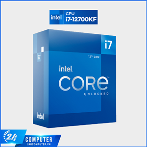 CPU INTEL Core™ i7-12700KF (3.8GHz turbo up to 5.0Ghz, 12 nhân 20 luồng, 20MB Cache, 125W) - Tray