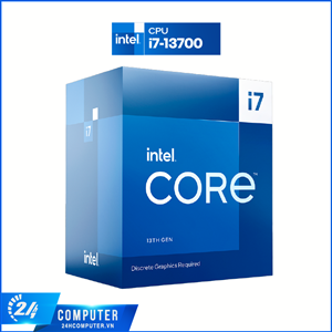 CPU Intel Core i7-13700 (Up To 5.00GHz, 16 Nhân 24 Luồng, 25M Cache, Raptor Lake)