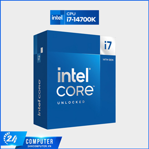 CPU INTEL Core™ I7-14700K ( Up to 5.6Ghz, 20 nhân/ 28 Luồng, 33MB Cache ) - TRAY