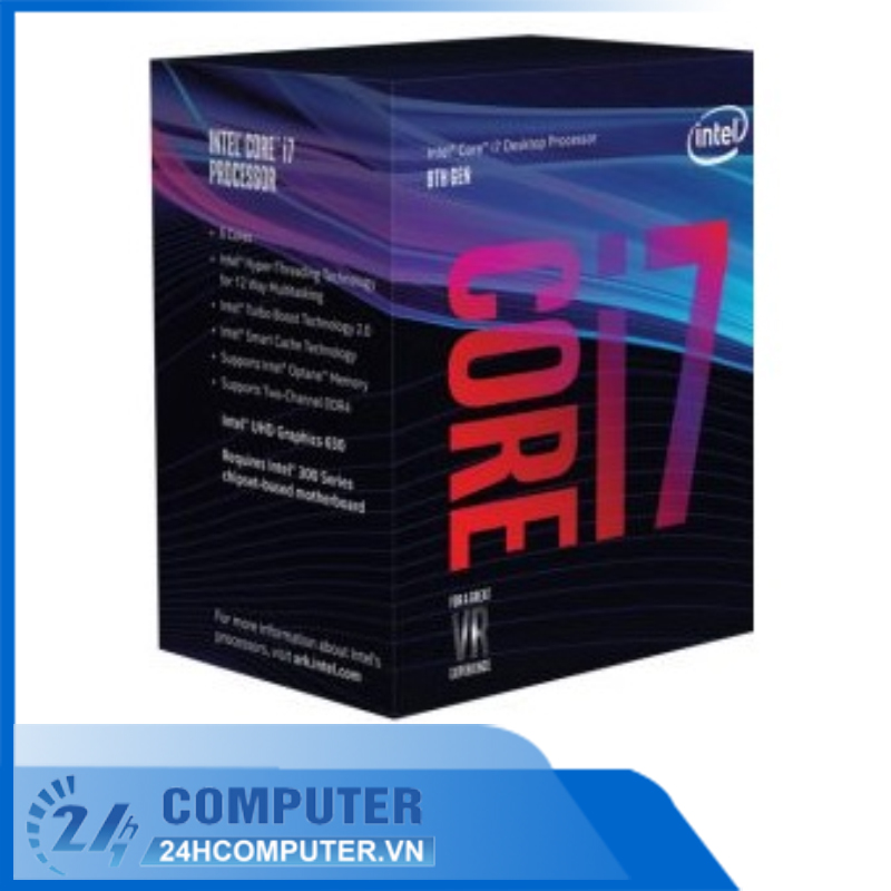 CPU Intel Core i7 8700 3.2Ghz Turbo Up to 4.6Ghz / 12MB / 6 Cores, 12 Threads / Socket 1151 v2