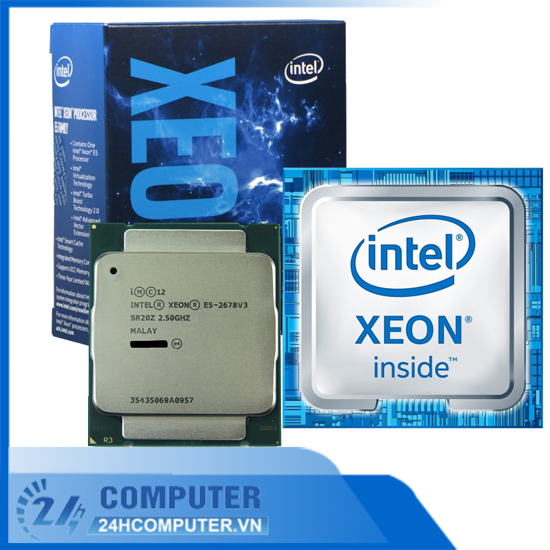 CPU Intel Xeon Processor E5-2678v3 2.50GHz 30M 12Cores 24 Thread
