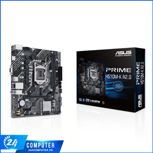 MAINBOARD ASUS PRIME H510M-K R2.0 (Intel H510, Socket 1200, m-ATX, 2 khe Ram DDR4)