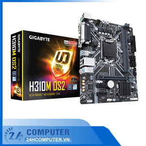 Mainboard GIGABYTE H310M-DS2 (Intel H310, Socket 1151, m-ATX, 2 khe RAM DDR4)