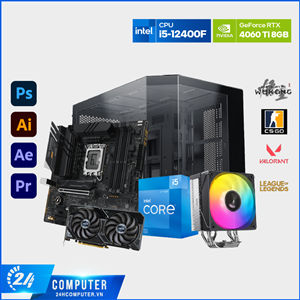 PC GAMING 24H RTX 4060 8G - I5 12400F ( NEW )