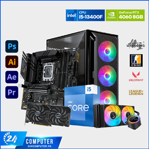 PC GAMING 24H RTX 4060 8G - I5 13400F ( NEW )