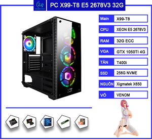PC Xeon E5-2678V3 | RAM 48G | 1060 3G