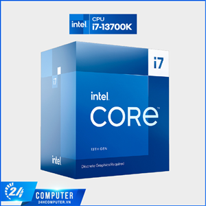 CPU INTEL Core™ i7-13700K (Up To 5.40GHz, 16 Nhân 24 Luồng, 25M Cache, Raptor Lake) - TRAY