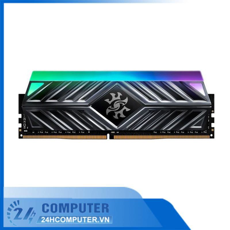 Ram Desktop Adata XPG Spectrix D60G RGB (AX4U300038G16A-ST60) 8GB (1x8GB) DDR4 3000Mhz