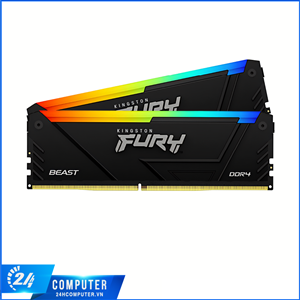 Ram Kingston FURY Beast RGB 32GB (2x16GB) DDR4 3200MHz