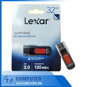 USB 32Gb Lexar Jumdrive S57 USB 3.0 RED