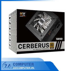 XIGMATEK CERBERUS S650 650W (EN41145) - 80PLUS BRONZE, 100% JAPANESE CAPs