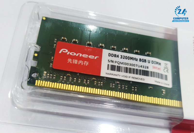 Ram Pioneer DDR4 3200MHZ 8GB vượt qua các kiểm tra nghiêm ngặt