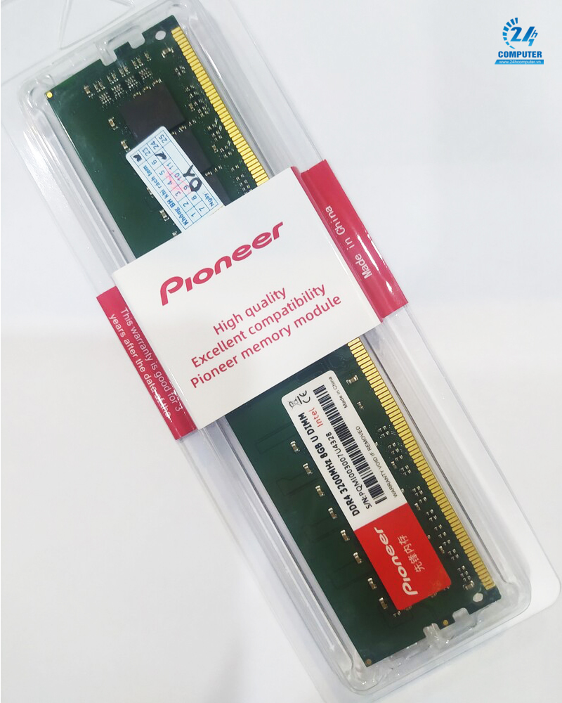 Ram Pioneer DDR4 3200MHZ 8GB với thiết kế thông minh