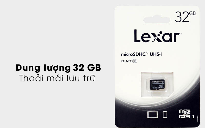 Thẻ nhớ Micro SD card Lexar 32G		
